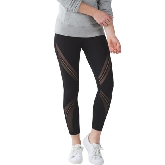Lululemon High Times Legging Metta Full-On Luxtreme in Black size 8 - Picture 1 of 5